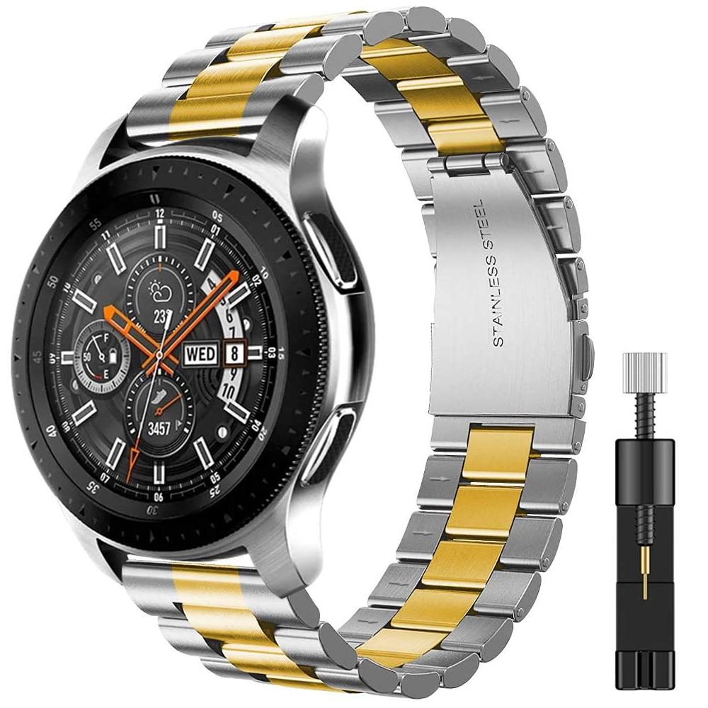 20mm 22mm Metal Band For Samsung Watch 7/6/5/4/3 Huawei Watch 4 Pro/GT5 Pro/GT4 3 2 46mm Bracelet for Amazfit GTR/GTS/Bip Strap