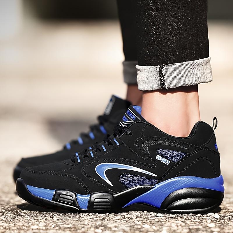 Plus Size Men's Lost Track Shoes, wygodne, antypoślizgowe, wytrzymałe, sznurowane buty sportowe, odpowiednie do męskich aktywności na świeżym powietrzu