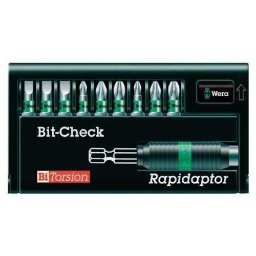 Assortiment d'Embouts - Wera - 8700-9-Btz - 10 Pièces - Acier - Type PH