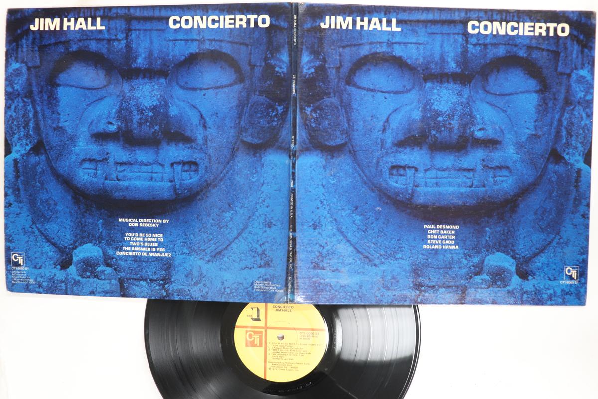 Виниловая пластинка JIM HALL Concierto CTI6060S1 CTI 1975 США Джаз Б/У