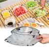 Foldable Bowl Plate Cup Set Lightweight Travel Dishware New Folding Tableware  Outdoor Accessories