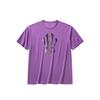 Anta Loose Ice Silk Basketball Geometric Round Neck T-Shirt Unisex Tops 172621109-2