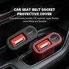 Car Seat Belt Buckle Anchor Socket Anti-Collision Protection Cover For BMW Performance M Alpina E71 E83 F30 M6 F01 F20 X1 X2 X3 H1
