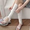 White Foot-stepping Socks Cover Women's Summer Thin Breathable Ballet Style Miu Stacking Socks Versatile Stockings Thin Calf Cover