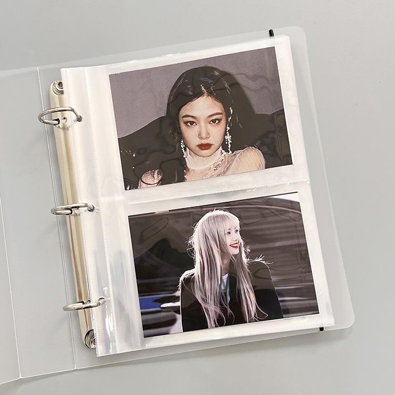 3-inch Loose-leaf Transparent Photo Album for Airplane, Movie & Train Tickets