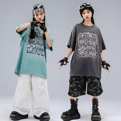 Conjunto de Disfraz de Hip-Hop Street Dance Moderno para Niños