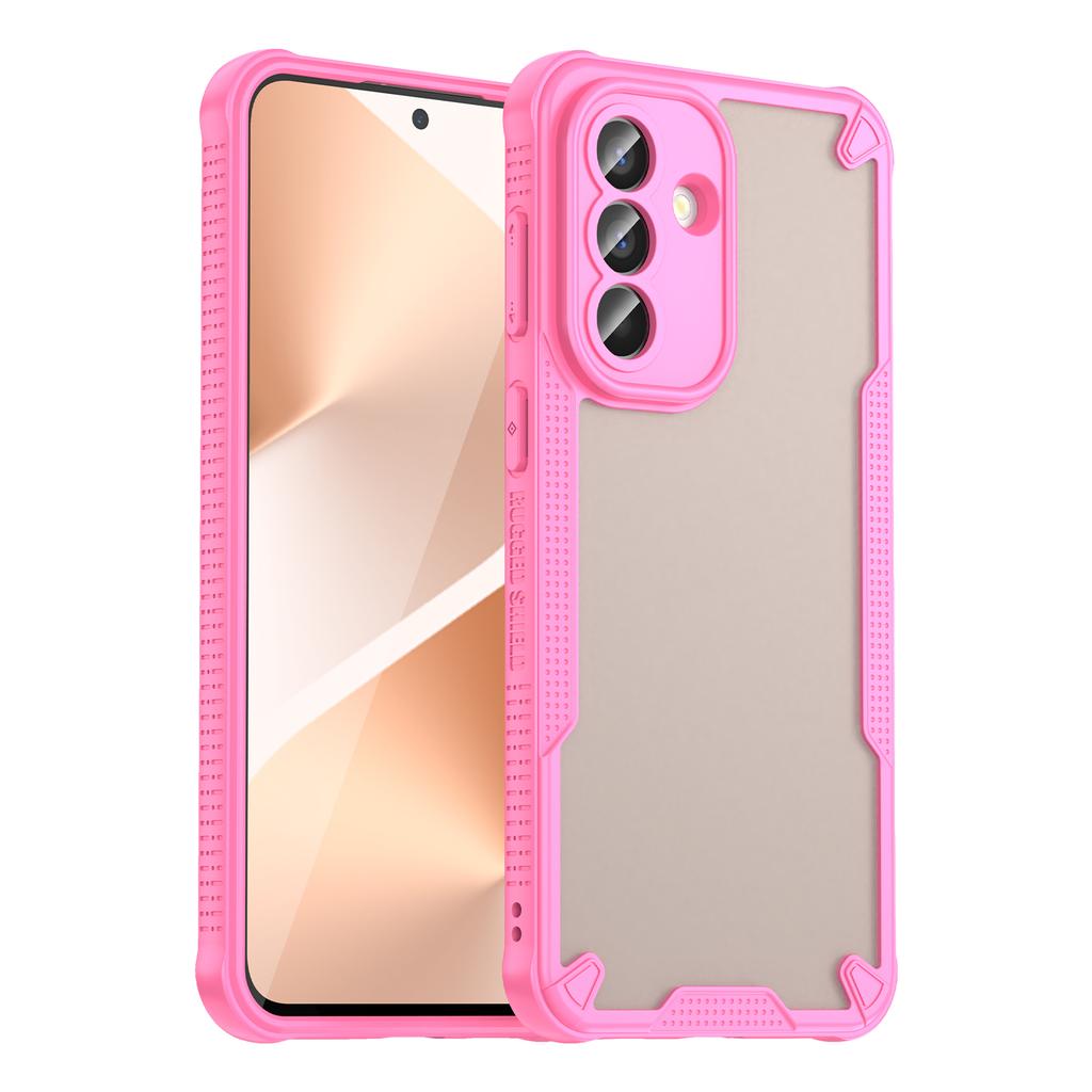 For Samsung Galaxy A57 5G Case PC + TPU Semi-Transparent Frosted Finish Protective Phone Cover