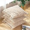 Handmade Cotton Rope Woven Lumbar Cushion Cover for Sofa