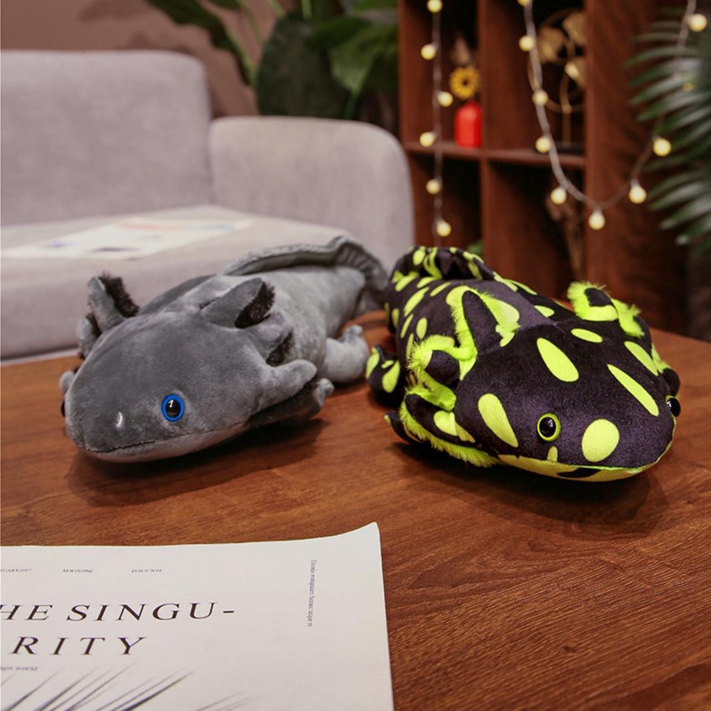 Roztomilý barevný plyšový axolotl Rozkošná Kawaii salamandra Plyšová zvířátka Měkký mačkací plyšák Dárek Pro dětský pokoj Dekorace