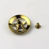 Brass Screwback Conchos Rivets Flower Star Decorative Buttons for Leather Craft Wallet Bag Saddle Belt Decor