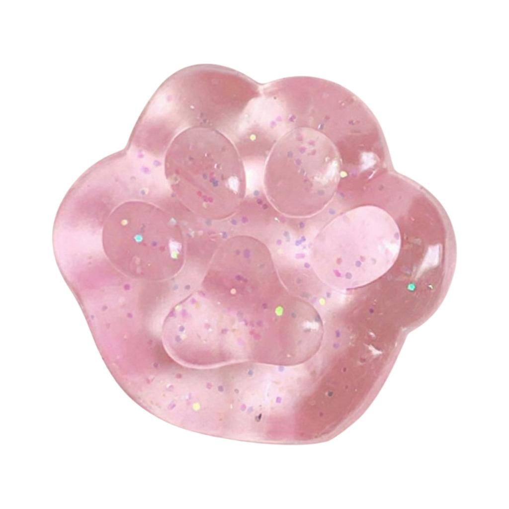Kawaii Cat Claw Squeeze Toy Quick Rebound Jelly Mini Cute Sensory Toys Stress Relief Realistic Fidget Funny Cat Claw Toy Gift