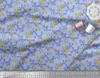Soimoi Japan Crepe Satin Fabric Swirl,Leaves & Rose Floral Printed Fabric 1 Metre 42 Inch
