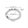 New Car One-Key Engine Start Stop Ignition Push Button Decorative Circle Ring Keyless Cover Trim Crystal Diamond Parts Decorate