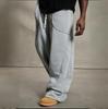 Men's Solid Color Loose Wide Leg Sweatpants Men's Casual Fashion Sweatpants
