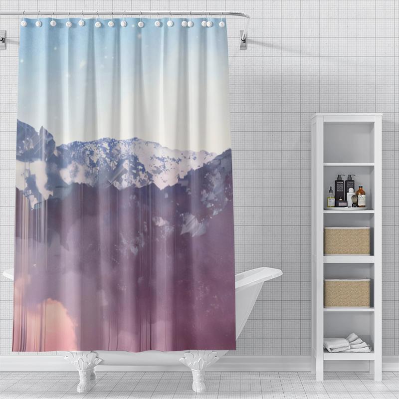 Tende da doccia per la casa per il bagno tessuto impermeabile Tende da bagno in stile nordico moderno tenda da doccia morandi paesaggio pianta