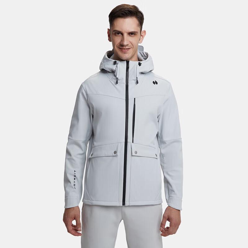 HOTSUIT Men s Hooded Windproof Fleece Jacket M
