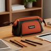 Oxford Fabric Zippered Pencil Case Large Capacity Multi-Compartment Pen Box  Kids Study