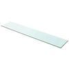 Maison Exclusive - Panneaux d'étagère 2 pcs Verre Transparent 100 x 20 cm