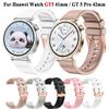 Silicone 18mm Rose Gold Buckle Strap for HUAWEI WATCH GT 5 GT4 41mm/GT5 Pro 42mm Wristbands For Garmin Venu 2S 3S Band Bracelet