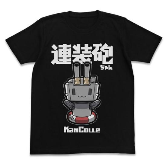 

Kantai Collection Black S size -KanColle- Rensohou-chan T-shirt