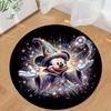 1pc Mickey Mouse Mickey Round Area Rug , Playroom Bedroom Living Room Indoor Decor Rug , Perfect for Leisure Areas , Bedside , Cloakroom , a