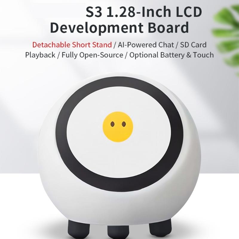AI Voice Chat Robot 1.28'' Screen Builtin Battery Featuring 1.28Inch Screen Voice Recognition