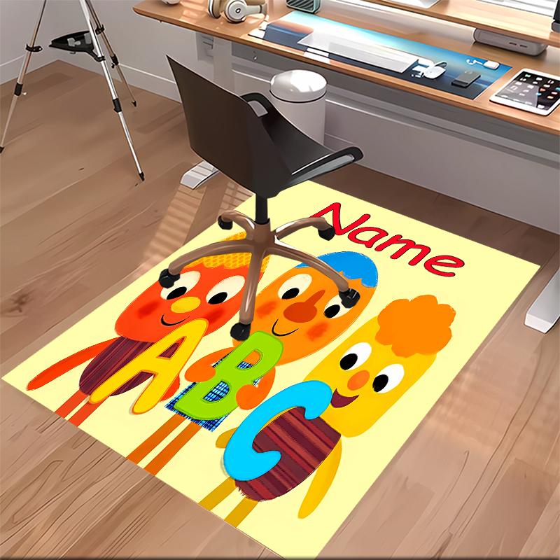 Custom Personalization Super Simple Songs Print Area Rug - Soft, Washable Non-Slip Indoor Mat,Living Room,Home&Office Decorative Rug
