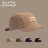 Nuovo Cappellino da Baseball a Visiera Corta Materiale Sottile Asciugatura Rapida Cappello da Sole Traspirante Leggero Cappellino con Visiera Donna Uomo