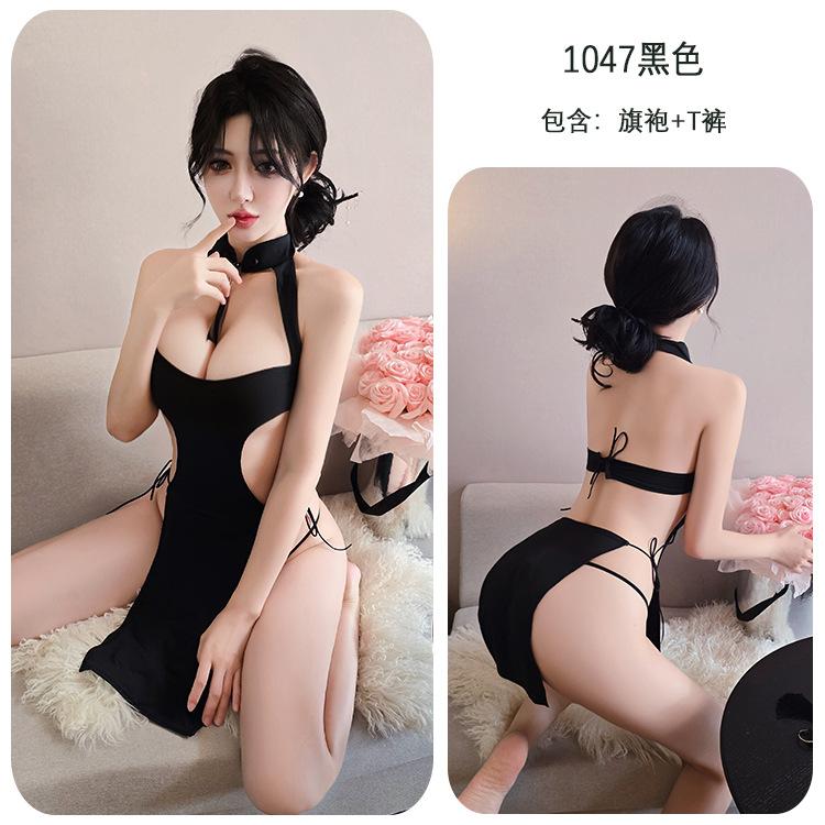 Sex Underwear, Sexy Pajamas, Pure Desire, High Split Ends, Straps, Cheongsam, Seductive Women