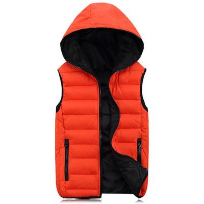 Gilet senza maniche da donna Cappotto Giacca senza maniche per uomo Gilet invernale caldo con cappuccio alla moda da donna
