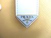 Authentic PRADA Sand Light Blue Leather Small Saffiano and smooth leather wallet #a066 Open box