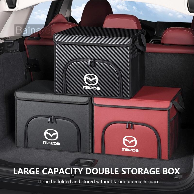 Car Trunk Storage Box Organizer Foldable Stowing Tidying Bag For Mazda Axela 3 6 2 CX-5 CX-9 CX-30 CX-3 Atenza Car Accessories