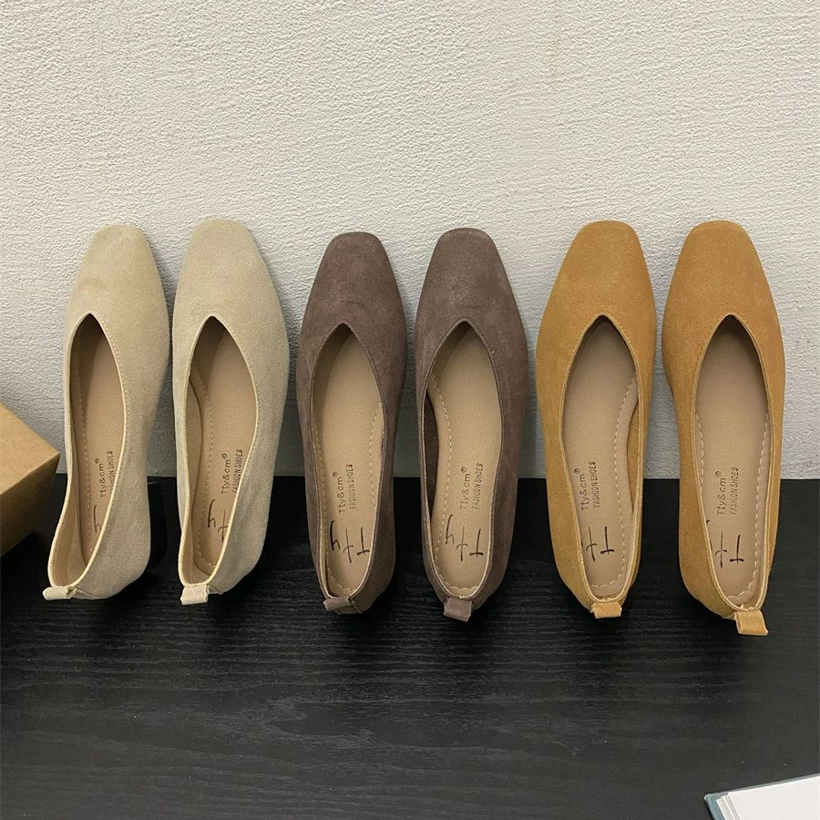 Fashion Bailamos Women Flats New Ballerinas Soft Leather Moccasins Slip On Retro Grandma Shoes Ladies mules Slippers Mujer