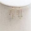 One-line Gold Stick Tassel Pendant Water Drop Earrings Earrings Earrings Earrings Women's Temperament Light Luxury New Style