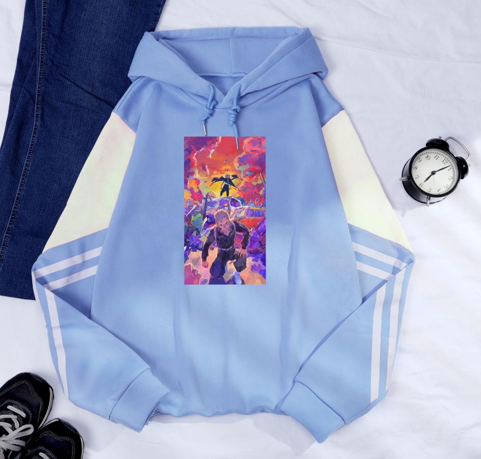 

Аниме Tokyo Revengers Косплей Унисекс Толстовки Длинные рукава Смешные Такемичи Ханагаки Манга Плакаты Печатные Свободные Повседневные Толстовки 4XL хаки/синий