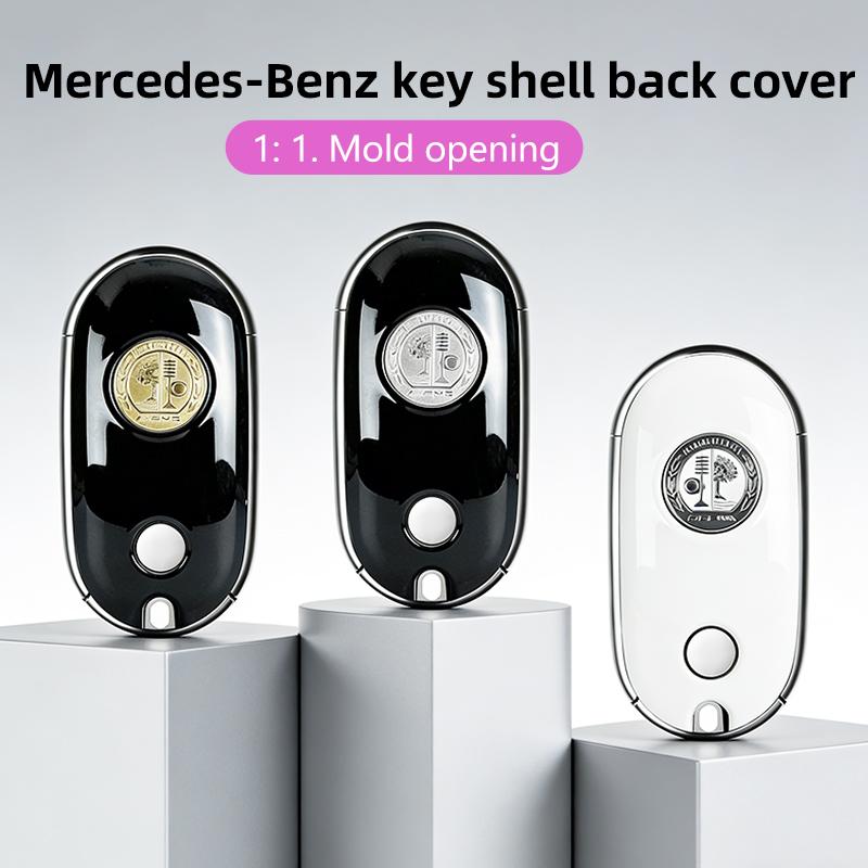 Genuine Car Key Shell Back Cover For Mercedes Benz C S Class W206 W223 S350 C260 C300 S400 S450 S500 Replace Rear Cover Case Fob QL0