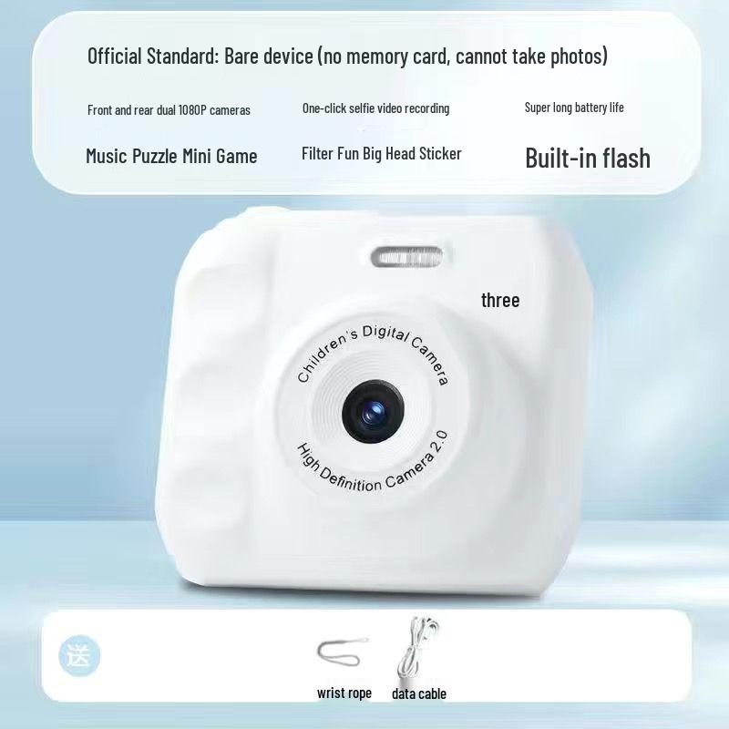 Children's 1080P Digital Camera with Photo Transfer, Selfie Burst Mode, and Built-In Games