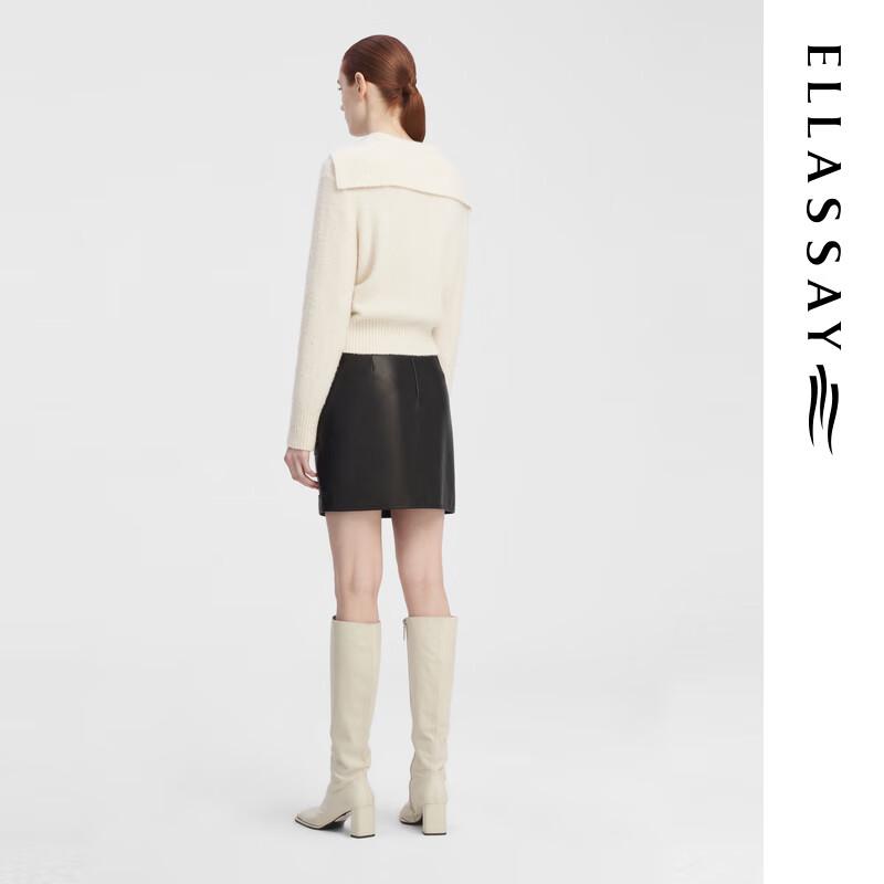 ELLASSAY Women's Cashmere Blend Sequin Knit Cardigan