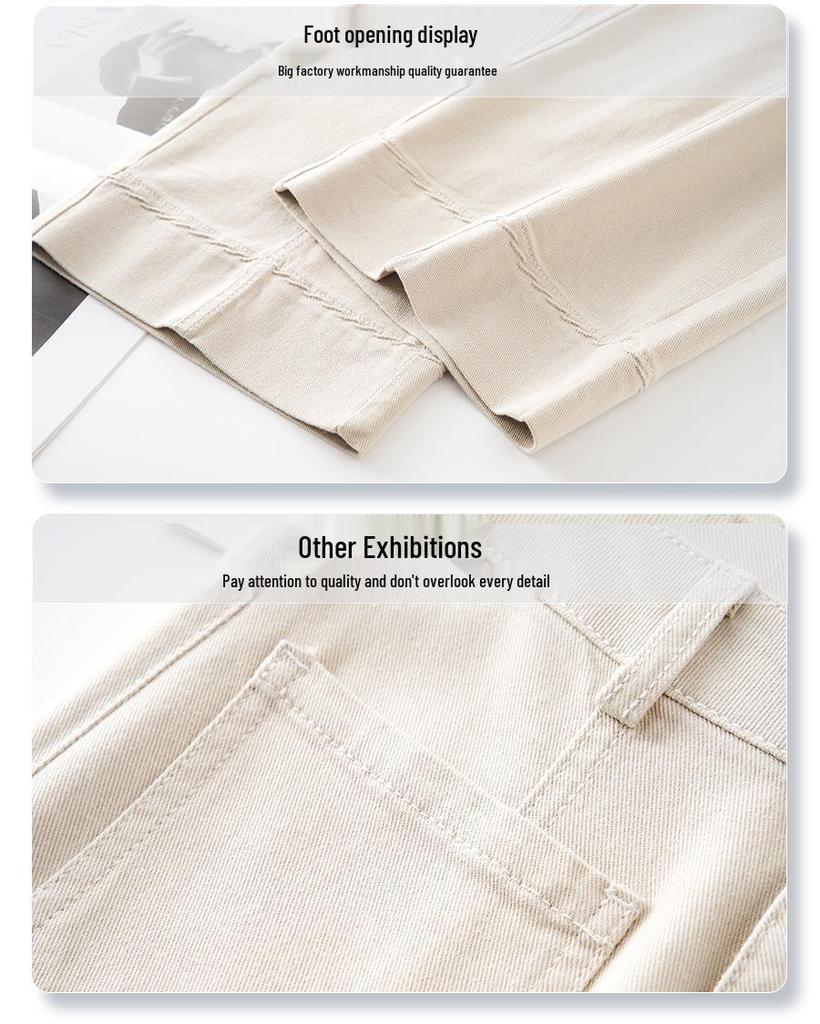 Women's Yellow High-Waist Slimming Straight Leg Jeans - Spring 2025 Collection