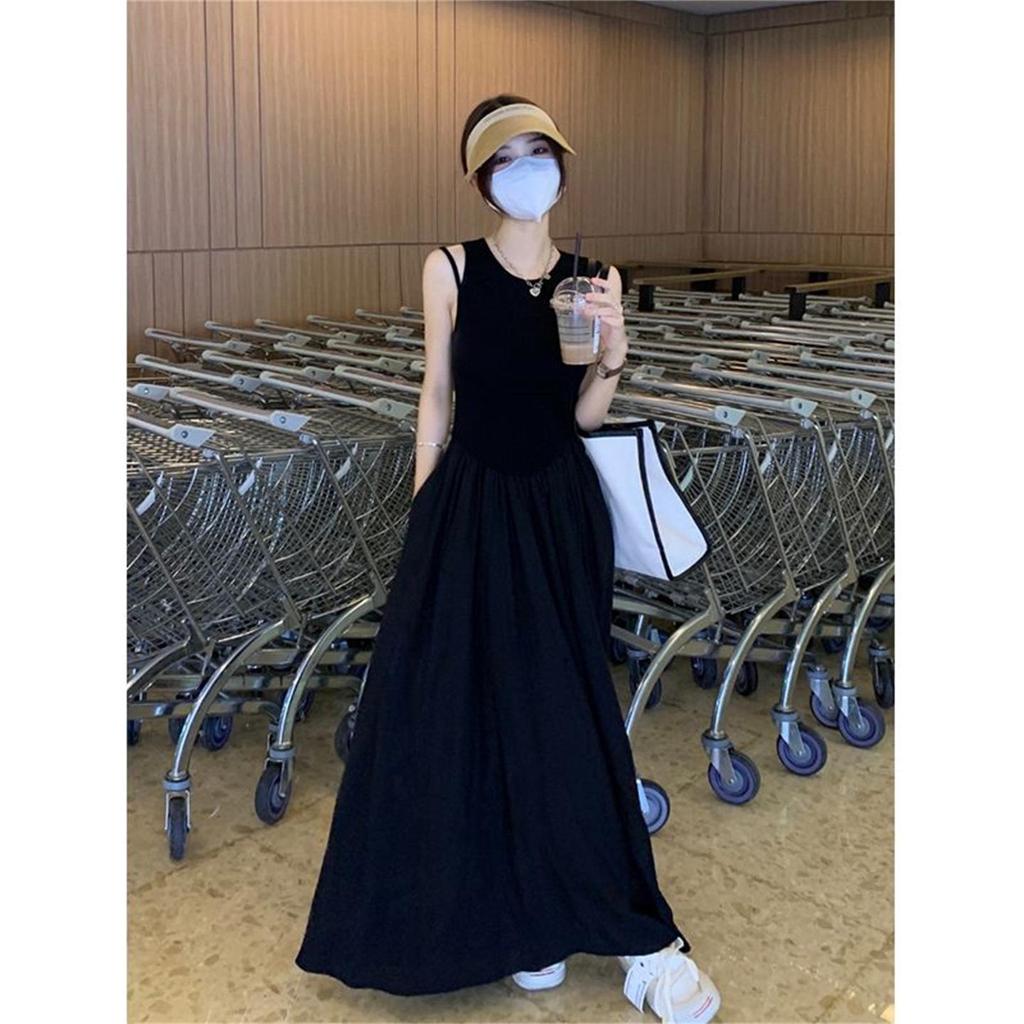 Hepburn Style Sleeveless Maxi Dress - Women's 2026 Spring/Summer French Chic