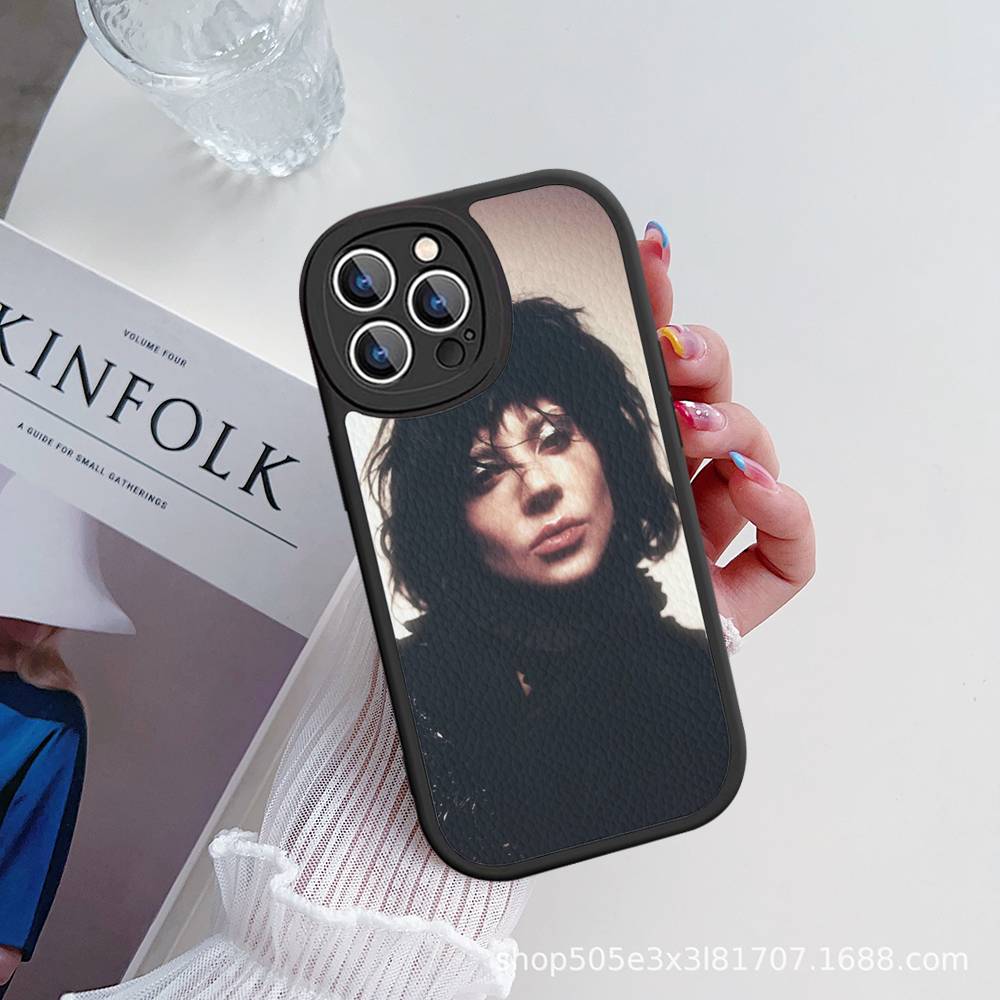 Lady Gaga Ablums Phone Case For IPhone 16 15 14 13 12 11 Pro Max Plus Soft Leather Cover