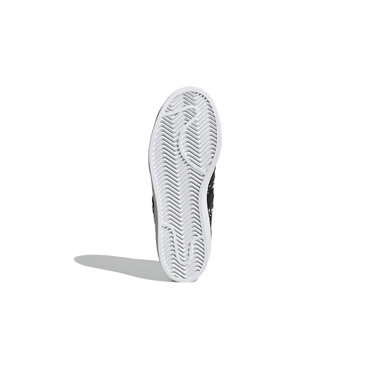 Adidas Originals Superstar Kinder Strapazierfähige Low-Top-Sneaker Kinder-Sneaker Schwarz Weiß GW4069