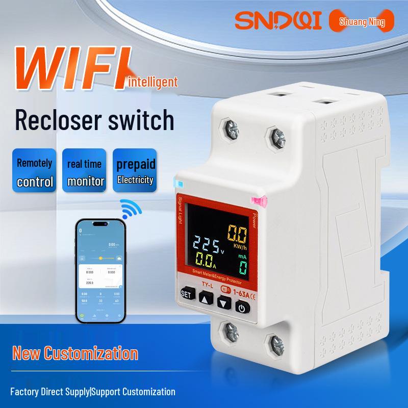 Tuya WiFi Smart Circuit Breaker: Remote Control, Timing, Prepayment, and Leakage Protection Switch