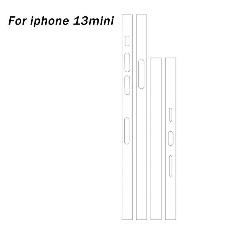 1-3Set Side Hydrogel Film For iPhone 16 15Pro Max 16Plus 14Plus 14 13Pro Max HD Clear Anti Scratch Border Frame Screen Protector