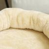 Cat Tree 66 cm Height Cat Tower with Bed Cave Platform Hanging Ball and Jute Post Beige