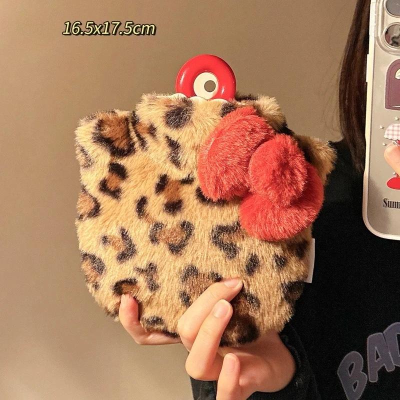 The New Hot-selling Winter Belly Warming Hot Compress Plush Hand Warmer Cute Thickened Warm Water Bag Hot Water Bottle