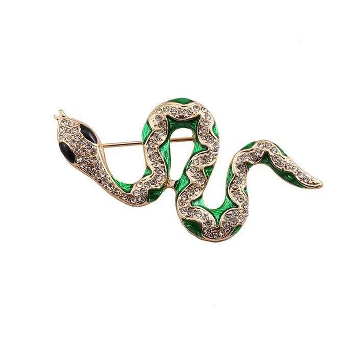 Snake Zodiac Brooch: High-End Jewelry Accessory for Suits, Sweaters, and Coats