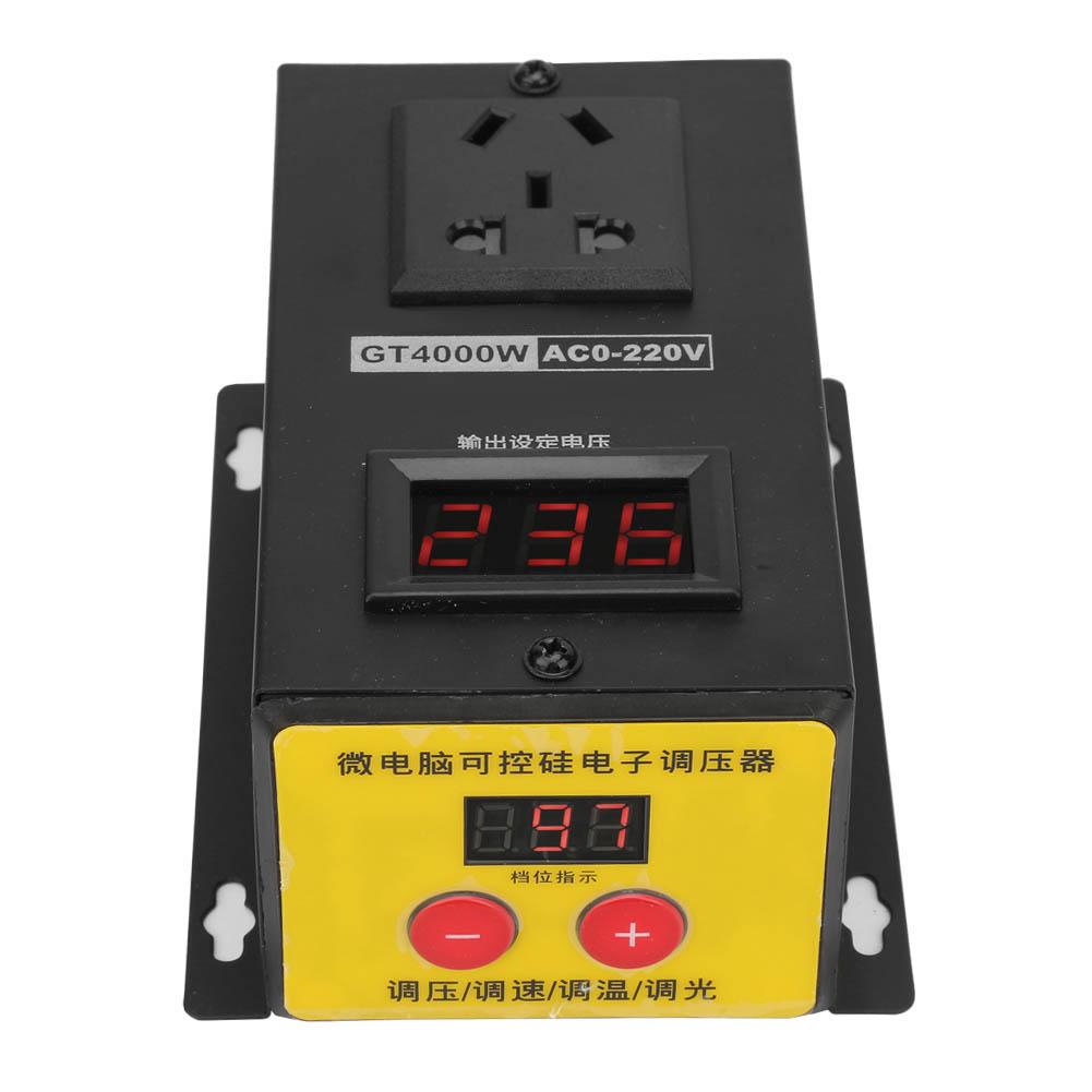 

4000 Вт Высокоточный регулируемый переменный тиристорный электронный регулятор напряжения