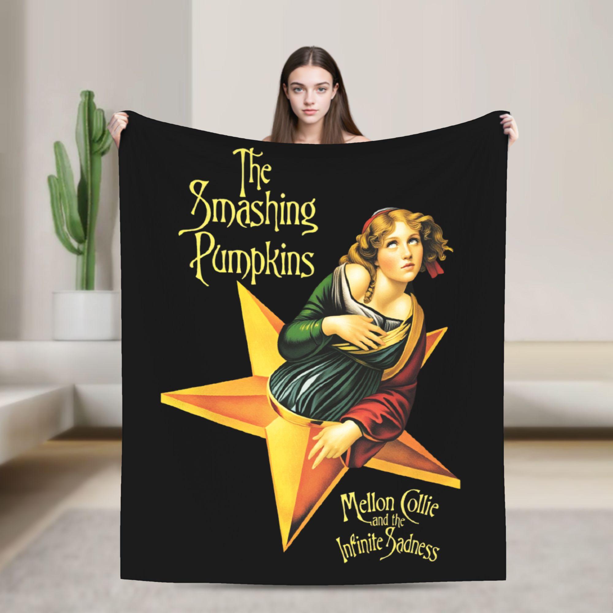 

The Smashing Pumpkin Plush Blankets Students Flannel Throw Blanket For Home Decor Soft Custom Quality Bedspread Birthday Gift 75x100cm (30x40inch)