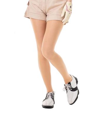 Hustony Korean Golf UV Cool To the Korea Golf Leggings [HUSTONY] Leggings, Protection, Summer, Touch, (Beige)